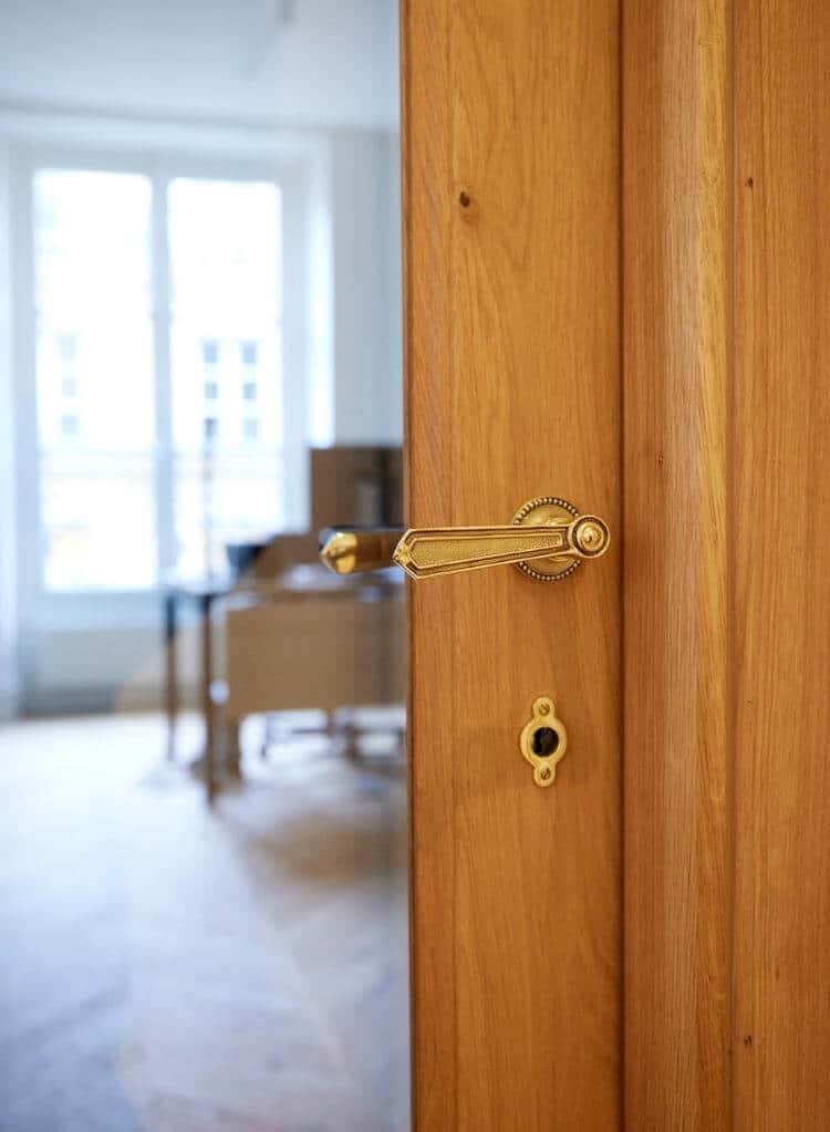 détail poignée de porte